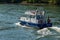 Wasserschutzpolizei Water Protection Police boat on the Rhine