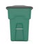 Waste bin. Green ecology conceptual design. 3d rendering.