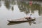 Waste collector on Saigon river