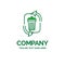 waste, disposal, garbage, management, recycle Flat Business Logo