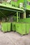 Waste processing plant. Technological process for acceptance, storage, sorting and further processing of waste for their recycling