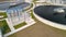Waste water sewage round circular separation tanks