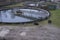 Wastewater Treatment Photograph with round basin