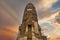 Wat Aranyikawas temple, reclining buddha and pagoda, in Chon Buri, Thailand