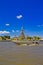 Wat Arun and cloudscape