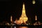 Wat Arun pagoda in a night