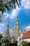 Wat arun,Temple of dawn,Landmark famous temple of Bangkok