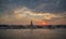 Wat Arun temple in sunset, Bangkok landmark