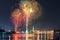 Wat arun under new year celebration time, Thailand