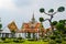 Wat Arun, Wat Arunrajawararam, Bangkok. Thai temple, gates with the gigantic guardians protecting it, Thailand, river temple