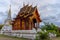 Wat Ban Thap,A beautiful old temple in the middle of the valley in Mae Chaem District, Chiang Mai Province. Thailand