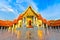 Wat Benchamabophit or The Marble Temple. A majestic Buddhist temple