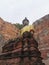 Wat Borom Phuta Ram with Buddha statue, The Ancient Temple in Ayutthaya Historical Park