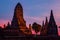 wat chaiwattanaram ayutthaya province world heritage site of unesco in central of thailand