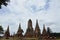 Wat Chaiwatthanaram ancient and ruin Buddhist temple in Ayutthaya Historical Park