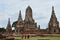 Wat Chaiwatthanaram ancient and ruin Buddhist temple in Ayutthaya Historical Park