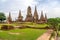 Wat Chaiwatthanaram in the city of Ayutthaya, Thailand. It is on