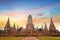 Wat Chaiwatthanaram temple in Ayuthaya Historical Park, Thailand