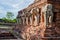 Wat Chang lom Elephant statues around Sukhothai Historical