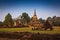Wat Chang Lom at Si satchanalai historical park,Sukhothai Province,Thailand