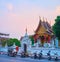 Wat Chang Taem on sunset, Chiang Mai, Thailand