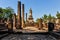 Wat Chedi Chet Thaeo in Si Satchanalai, Thailand