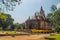 Wat Chet Yot (Wat Jed Yod) or Wat Photharam Maha Vihara, the public Buddhist temple with crowning the flat roof of the rectangular