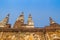 Wat Chet Yot (Wat Jed Yod) or Wat Photharam Maha Vihara, the public Buddhist temple with crowning the flat roof of the rectangular