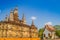 Wat Chet Yot (Wat Jed Yod) or Wat Photharam Maha Vihara, the public Buddhist temple with crowning the flat roof of the rectangular