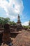 Wat Jedi Jed Teaw temple in Sukhothai province, Thailand.