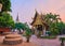 Wat Ket Karam on sunset, Chiang Mai, Thailand