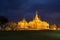 Wat Luang Pho Toh temple in night time at Nakhon Ratchasima prov