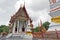 Wat Mahathat Temple in downtown Yasothon, northeastern Isan province of Thailand