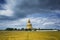 Wat Muang with gilden giant big Buddha statue