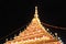 Wat Nong Waeng,the Royal temple, Khon Kaen, Thailand, night tim