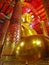 Wat Phanan Choeng Temple AYUTTHAYA THAILAND-01 MARCH 2019:Buddha statue, Phanan Choeng Buddha statue, built last year B.E. 1867,
