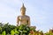 Wat Phikul Thong has a beautiful big Buddha statue in Singburi Province in Thailand