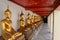 Wat Pho buddhas with red roof