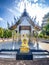 Wat Pho Rattanaram or Wat Poe Khu silver temple in Ratchaburi, Thailand