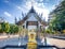 Wat Pho Rattanaram or Wat Poe Khu silver temple in Ratchaburi, Thailand