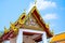 Wat Pho temple roof, Bangkok, Thailand