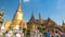 Wat Phra Kaew Famous Temple Of the Emerald Buddha Bangkok, Thailand (zoom out)