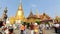 Wat Phra Kaew grand buddha temple bangkok thailand time lapse