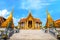 Wat Phra Kaew, the Temple of Emerald Buddha in Bangkok, Thailand