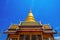 Wat Phrathat Hariphunchai Golden pagoda.