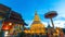 Wat Phrathat Hariphunchai Voramahvihan Famous Temple of Lumphun, Thailand