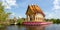 Wat Plai Laem Temple panorama on Ko Samui island in Thailand