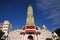 Wat Rajaburana Bangkok, Green ancient stupa