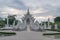 Wat Rong Khun, beautiful temple with amazing sculptures in Chiang Rai, Thailand