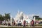 Wat Rong Khun Chiang Mai Thailand 12.10.2015 White Temple with hands from hell